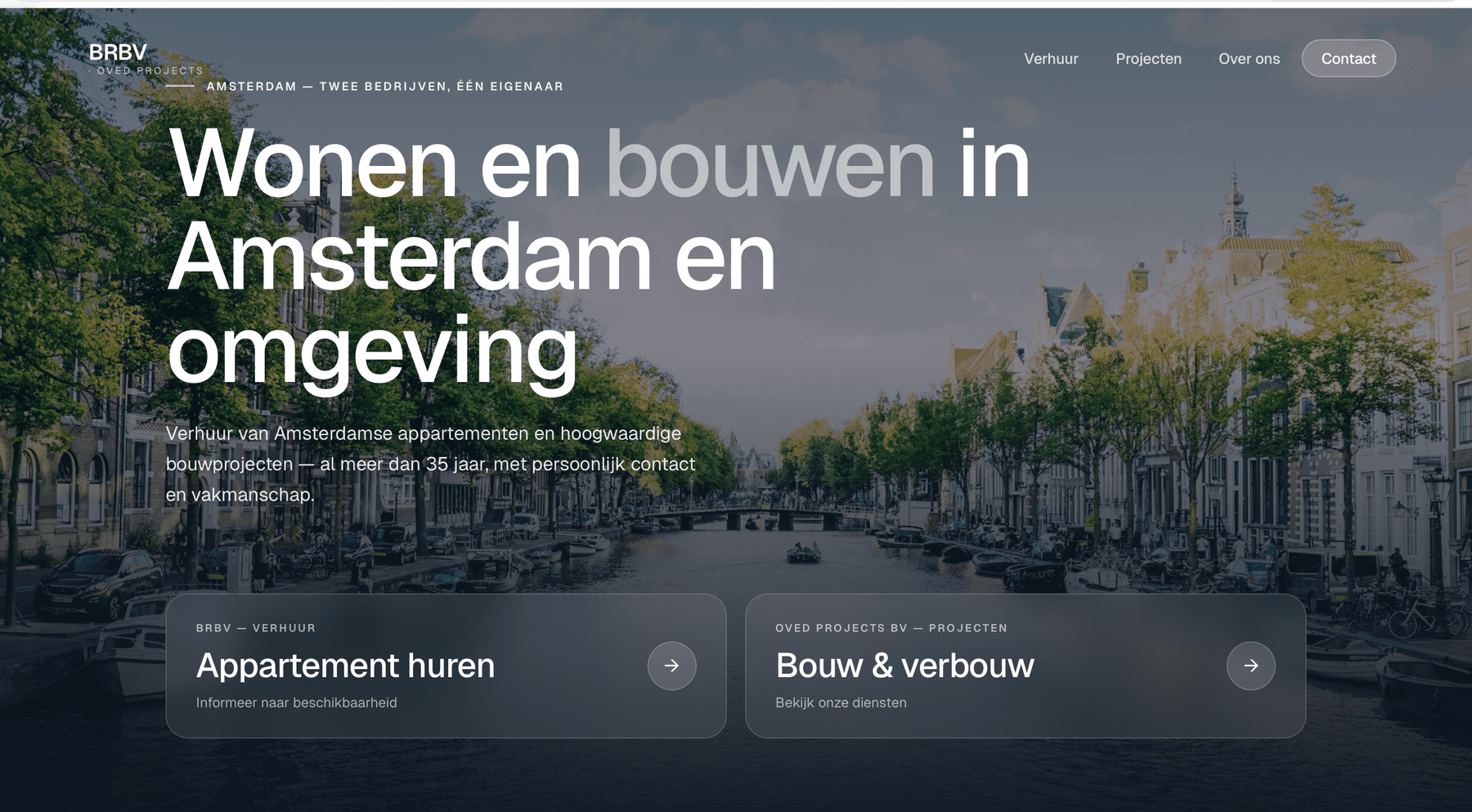 Oved Projects, Vastgoed- en bouwwebsite